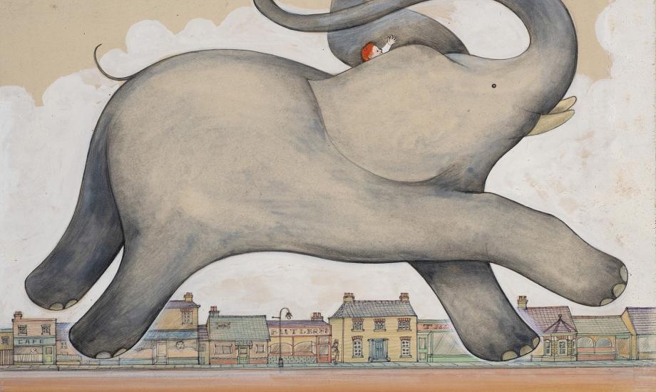 The Elephant and the Bad Baby illustration © text Elfrida Vipont Foulds, illustrations Raymond Briggs, 1969