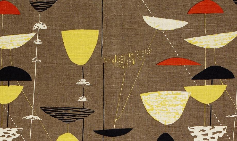 Calyx furnishing fabric (detail) 1951 ©The Robin and Lucienne Day Foundation